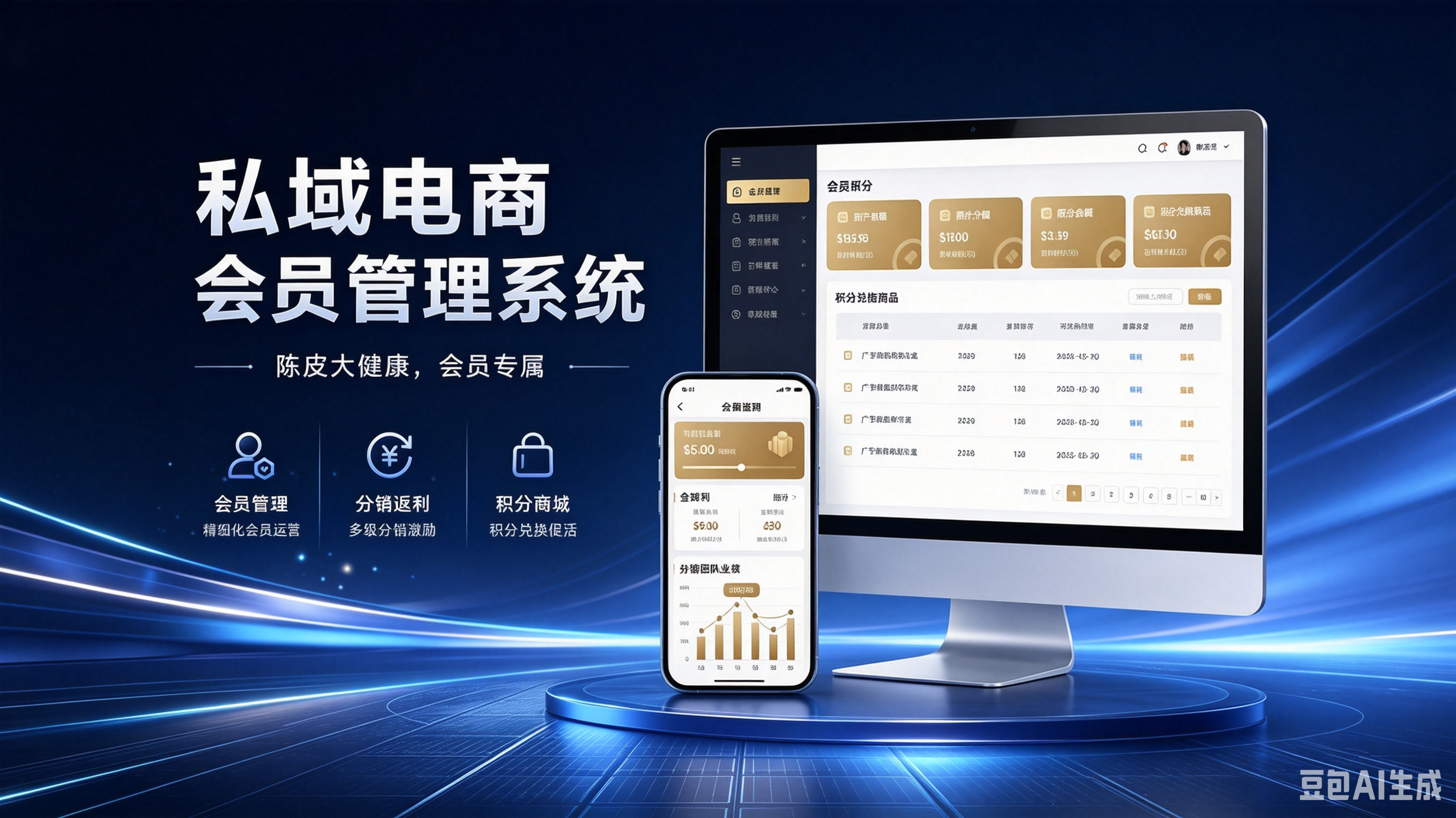 青岛九尾狐私域运营系统开发案例:康萃德陈皮会员管理系统
